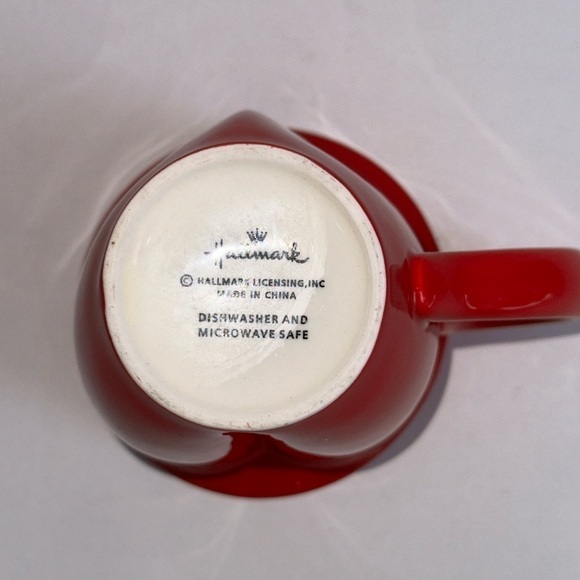 Hallmark Cup of Love Red Heart Shaped Ceramic Mug VALENTINE'S Day Collectors - Picture 2 of 4